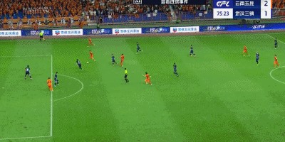 中超战报：罗竞世界波，李松益自摆乌龙，云南玉昆2-1武汉三镇